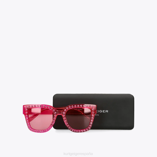 Kurt Geiger mujer gafas de sol joya de londres 2LPR459 | accesorios fucsia